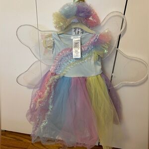 Pottery Barn Light up Rainbow Fairy Costume 3T